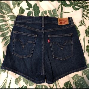 Dark Levi denim shorts